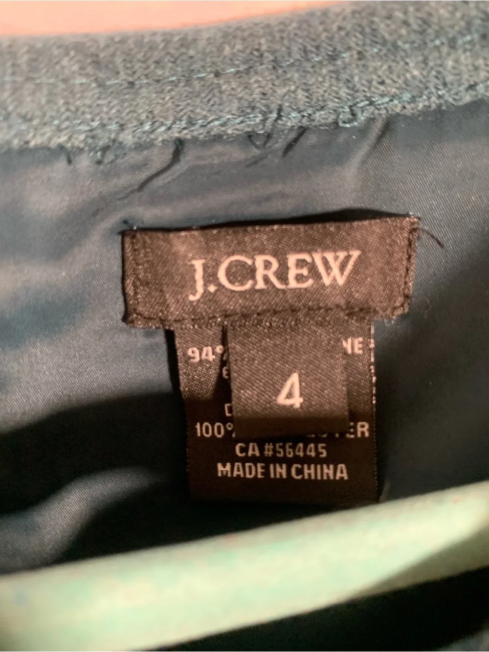 J.Crew Womens Wool Blend Sheath Dress Teal Green Sz 4 Business Corpcore Office